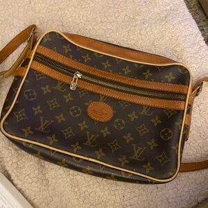 Louis Vuitton Monogram Brown and Tan Messenger Bag